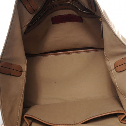 Valentino Garavani Canvas Petale Tote Beige 5 of 7