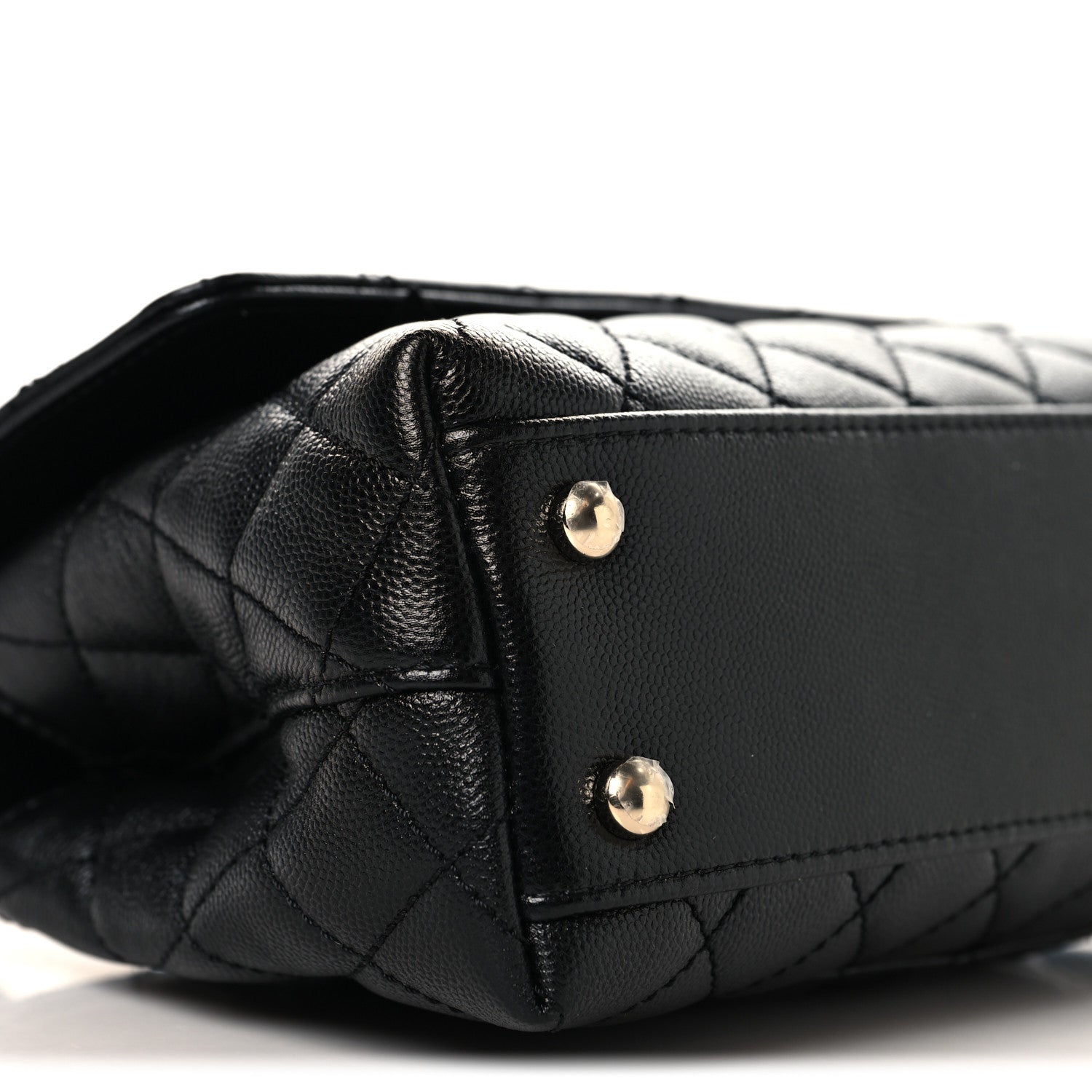 Chanel Caviar Quilted Mini Coco Handle Flap Black 9 of 10