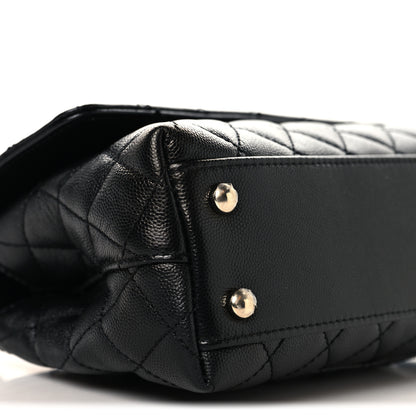 Chanel Caviar Quilted Mini Coco Handle Flap Black 9 of 10