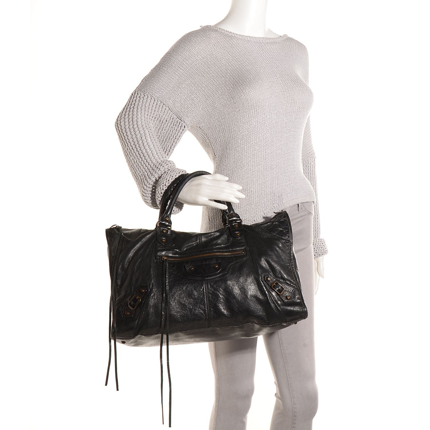 Balenciaga Chevre Classic Hardware Work Black 2 of 11