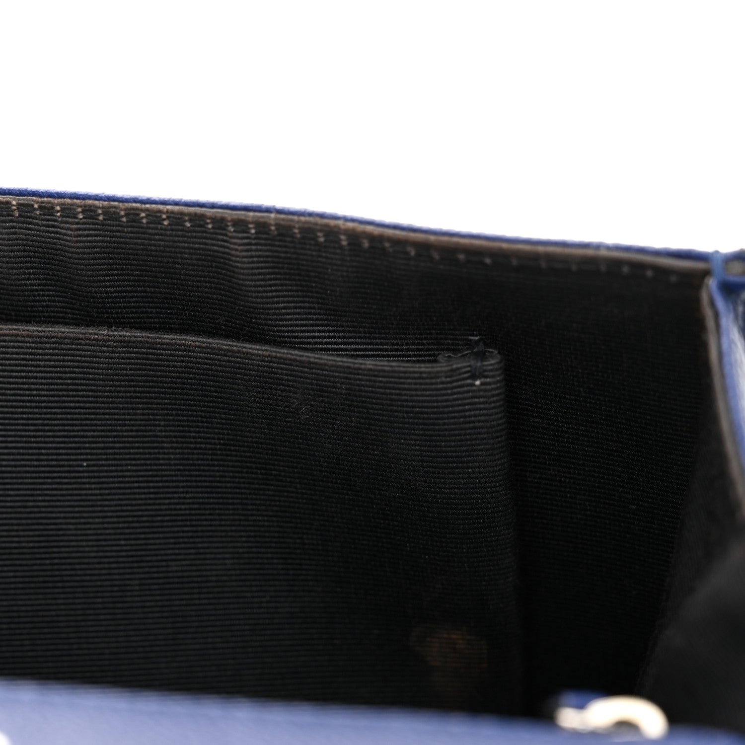 Christian Dior Grained Calfskin Medium Diorama Flap Bag Blue 14 of 17