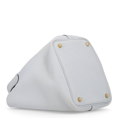 Hermes Taurillon Clemence Picotin Lock 18 PM Bleu Pale 4 of 10