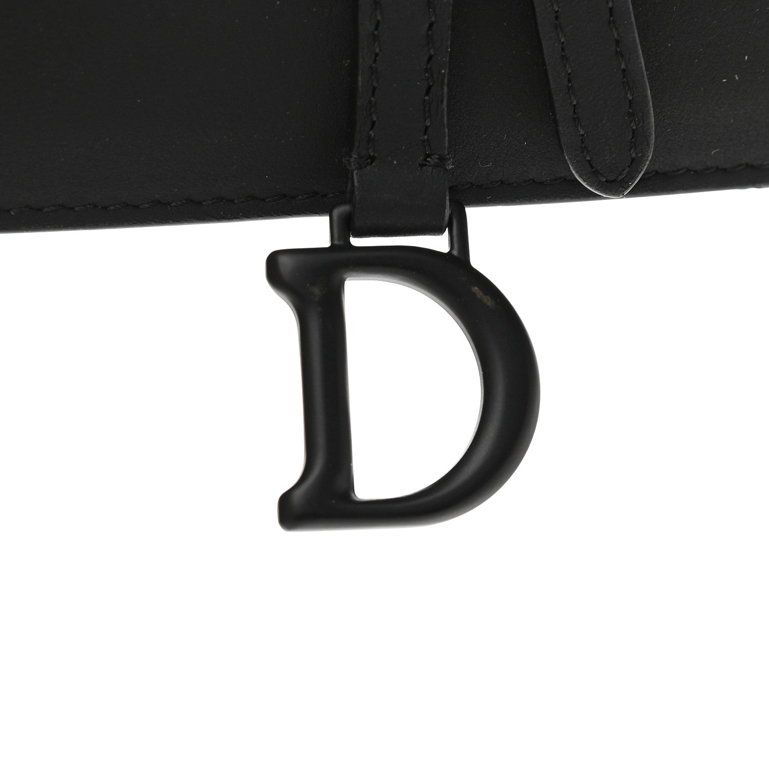 Christian Dior Ultra Matte Calfskin Saddle Belt Bag Black 7 of 7