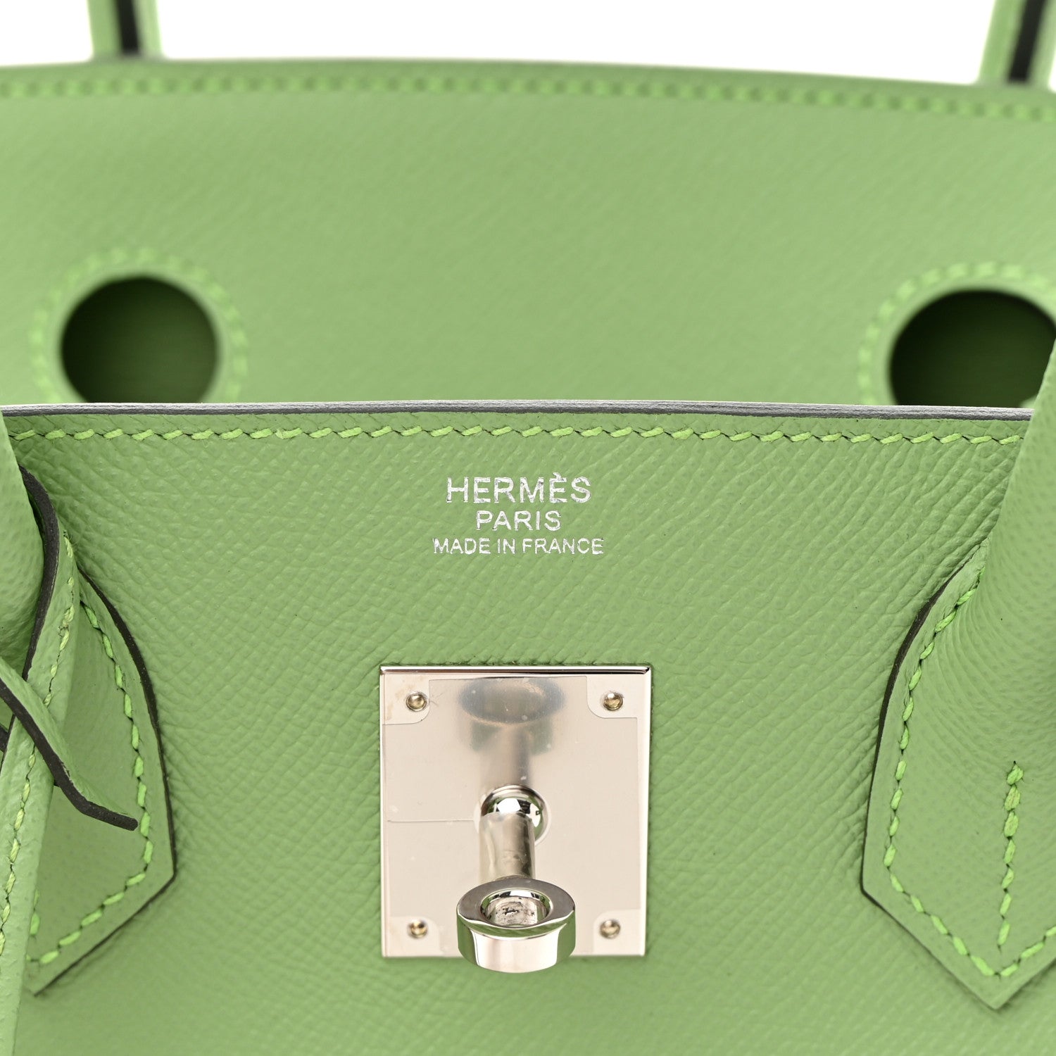 Hermes Epsom Birkin 30 Vert Criquet 6 of 14