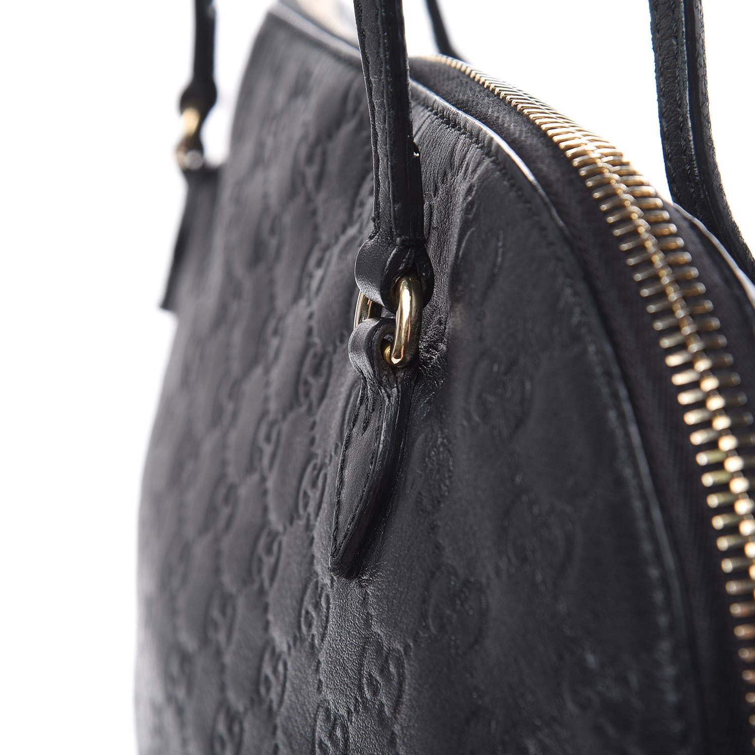 Gucci Guccissima Medium Bree Shoulder Bag Black 21 of 24