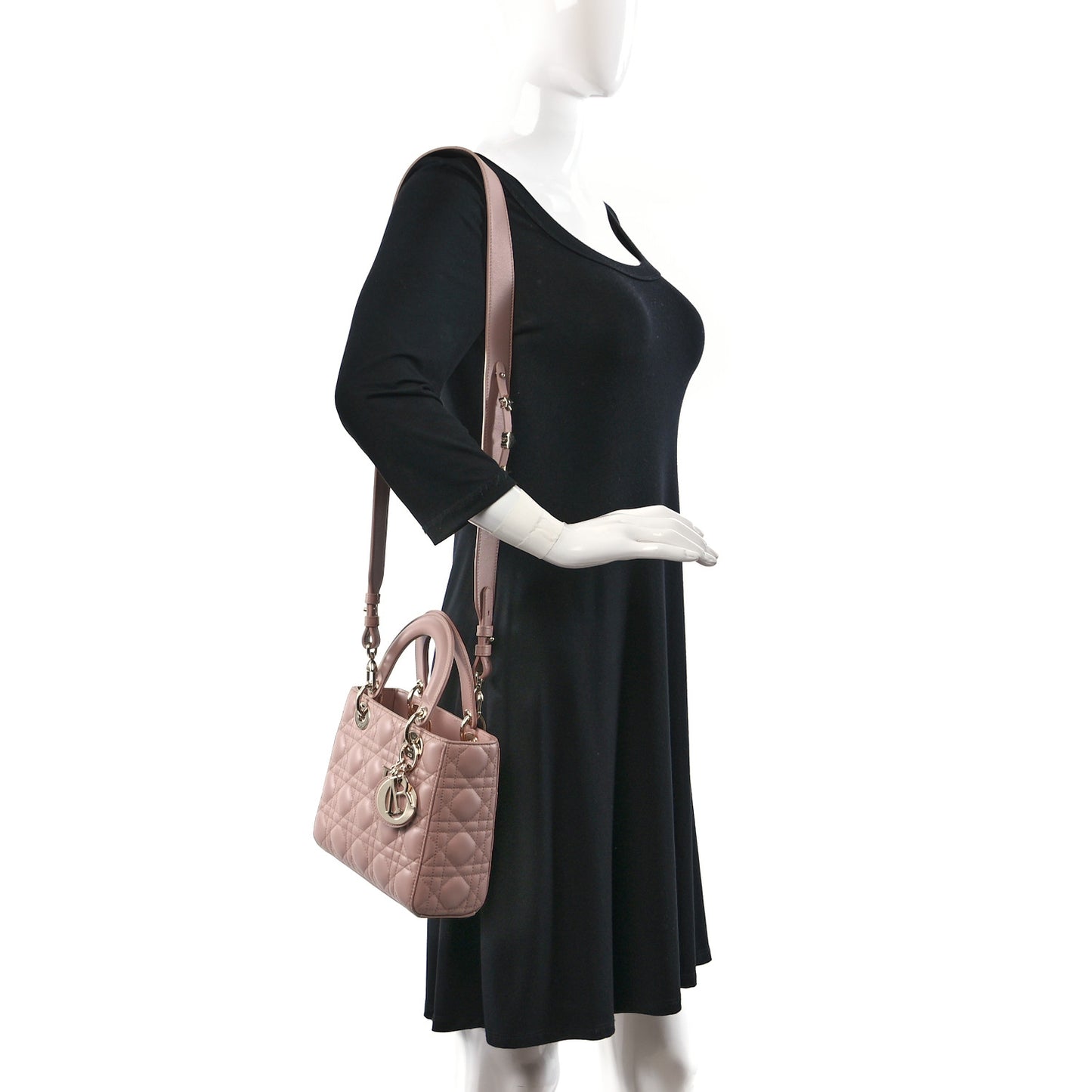 Lambskin Cannage Small My ABCDior Lady Dior Fard