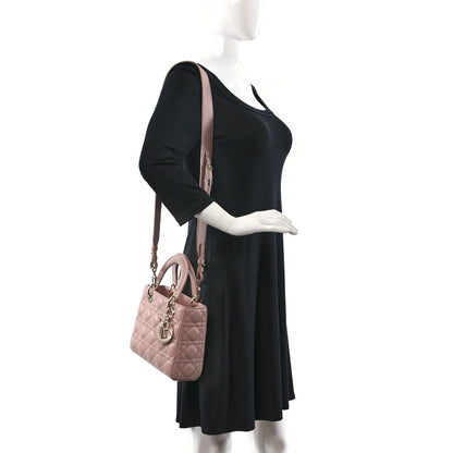 Christian Dior Lambskin Cannage Small My ABCDior Lady Dior Fard 2 of 8