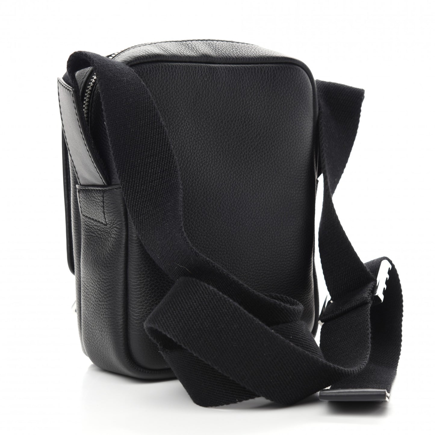 Soft Grained Calfskin XS Military Crossbody Black