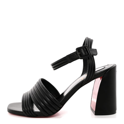 Christian Louboutin Nappa Manola 85 Sandals 38 Black 1 of 9