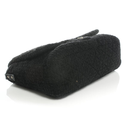 Chanel Tweed Easy Reissue XL Messenger Flap Black 4 of 8
