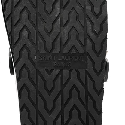 Saint Laurent Calfskin Buckle Jimmy Clog 38 Black 8 of 11