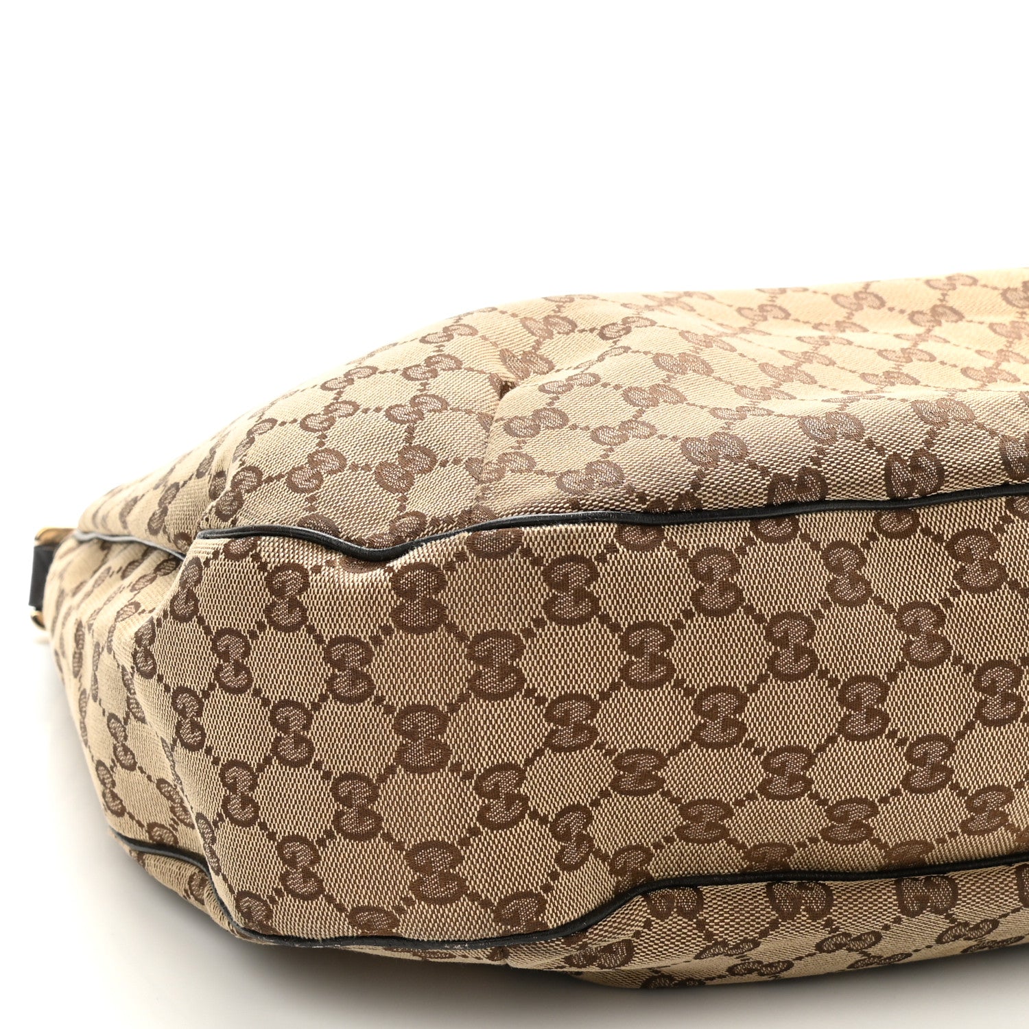 Gucci Monogram Large New Ladies Web Hobo Dark Brown 9 of 13