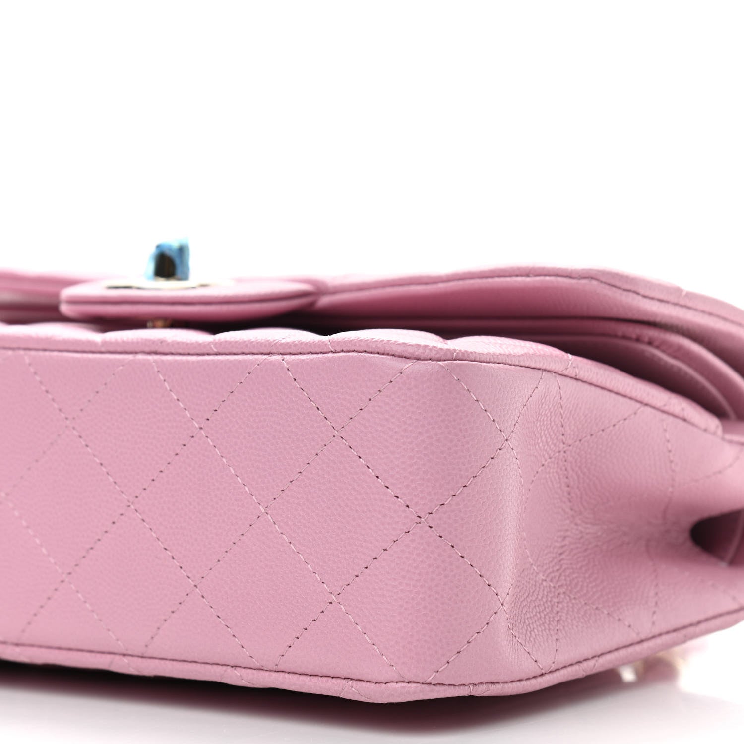 Chanel Caviar Quilted Small Double Flap Pink 10 of 11