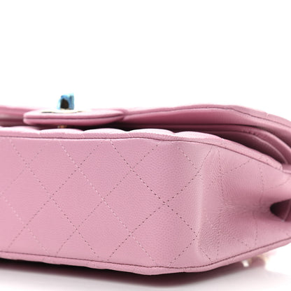 Chanel Caviar Quilted Small Double Flap Pink 10 of 11