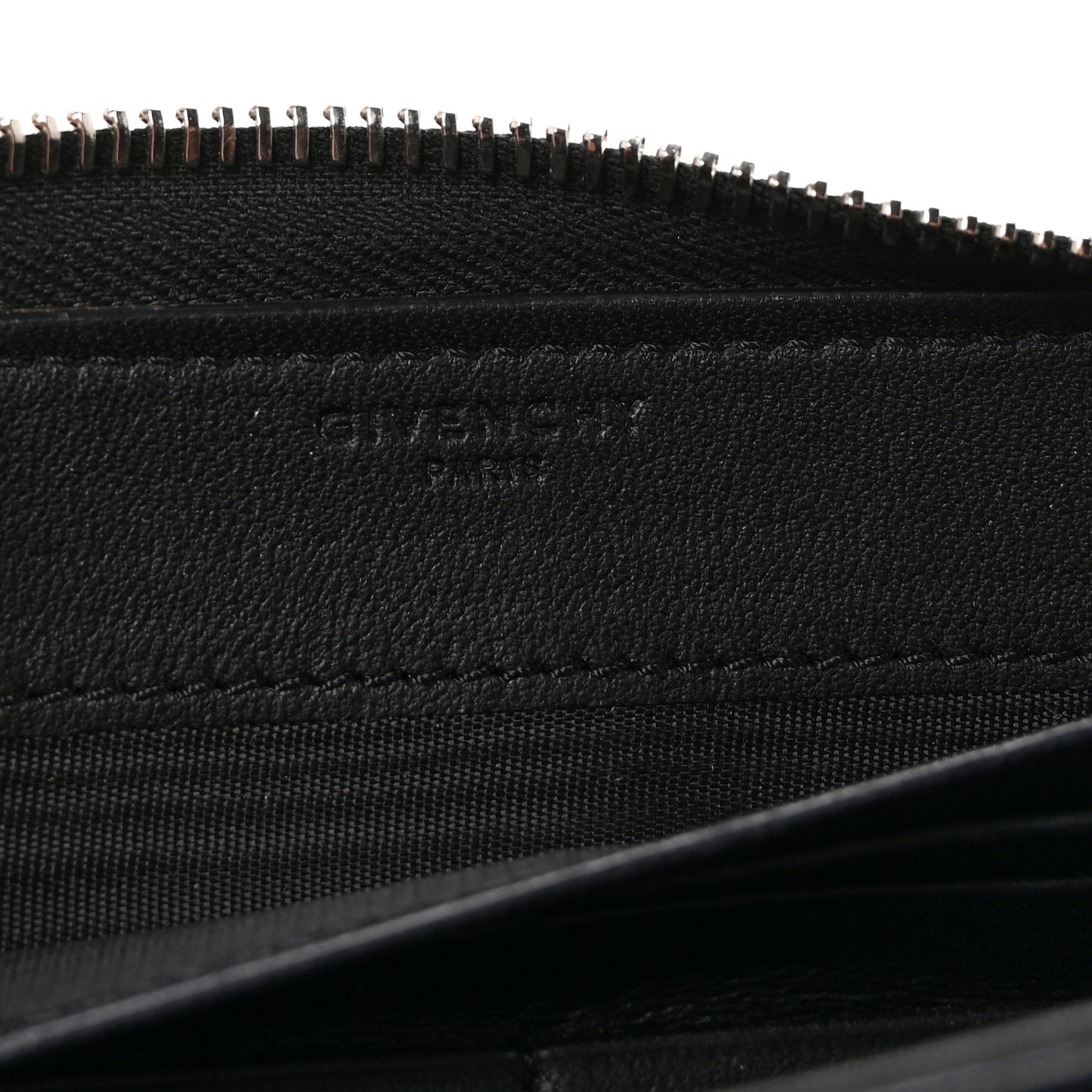Sugar Goatskin Pandora Zip Around Wallet Black