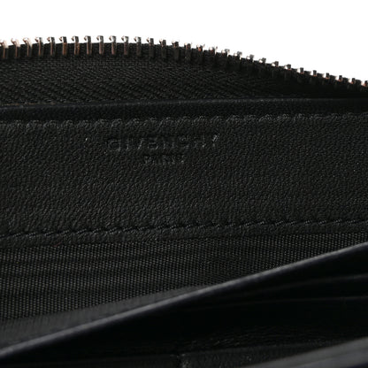 Givenchy Sugar Goatskin Pandora Zip Around Wallet Black 6 of 7