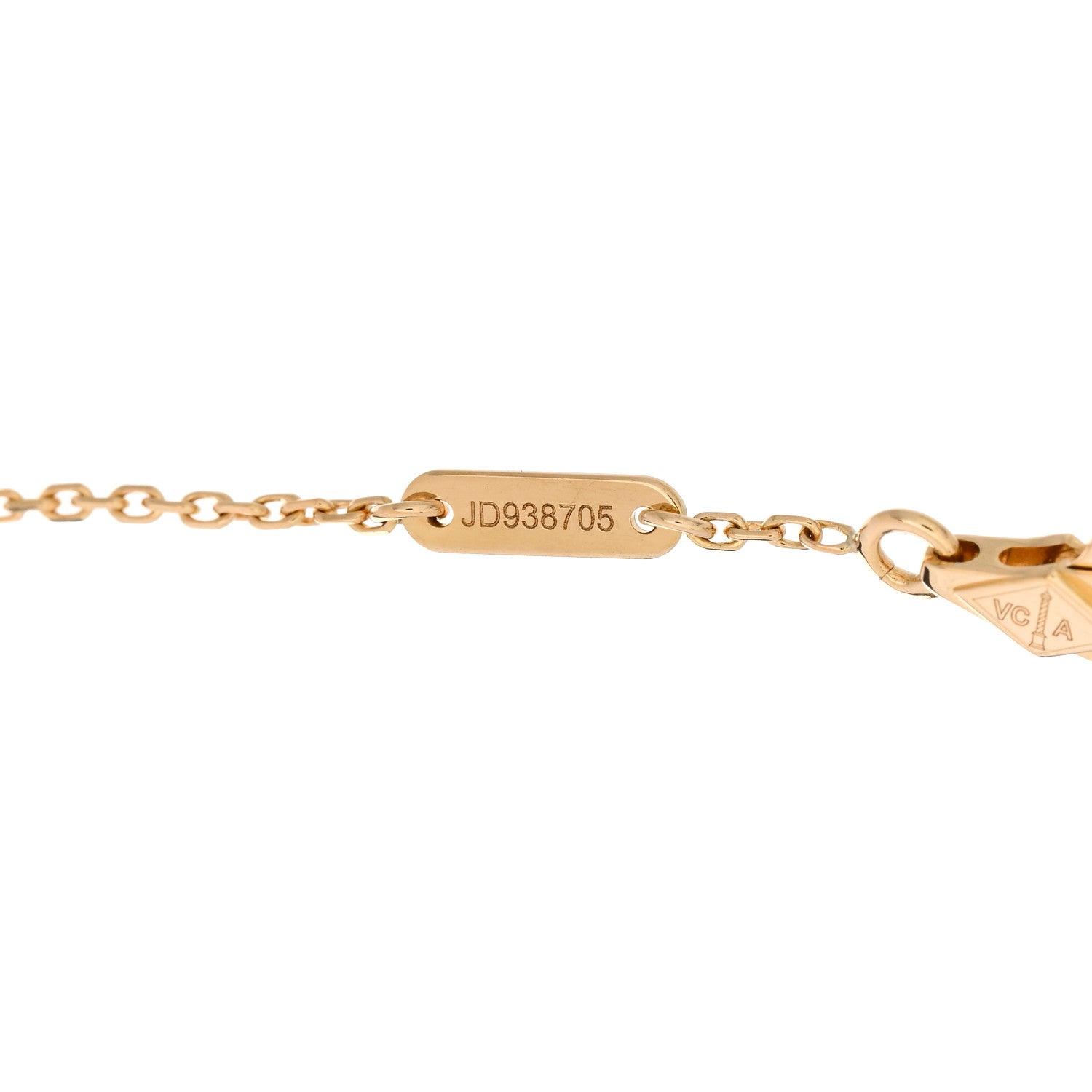 Van Cleef & Arpels 18K Yellow Gold Mother of Pearl Sweet Alhambra Bracelet 4 of 5