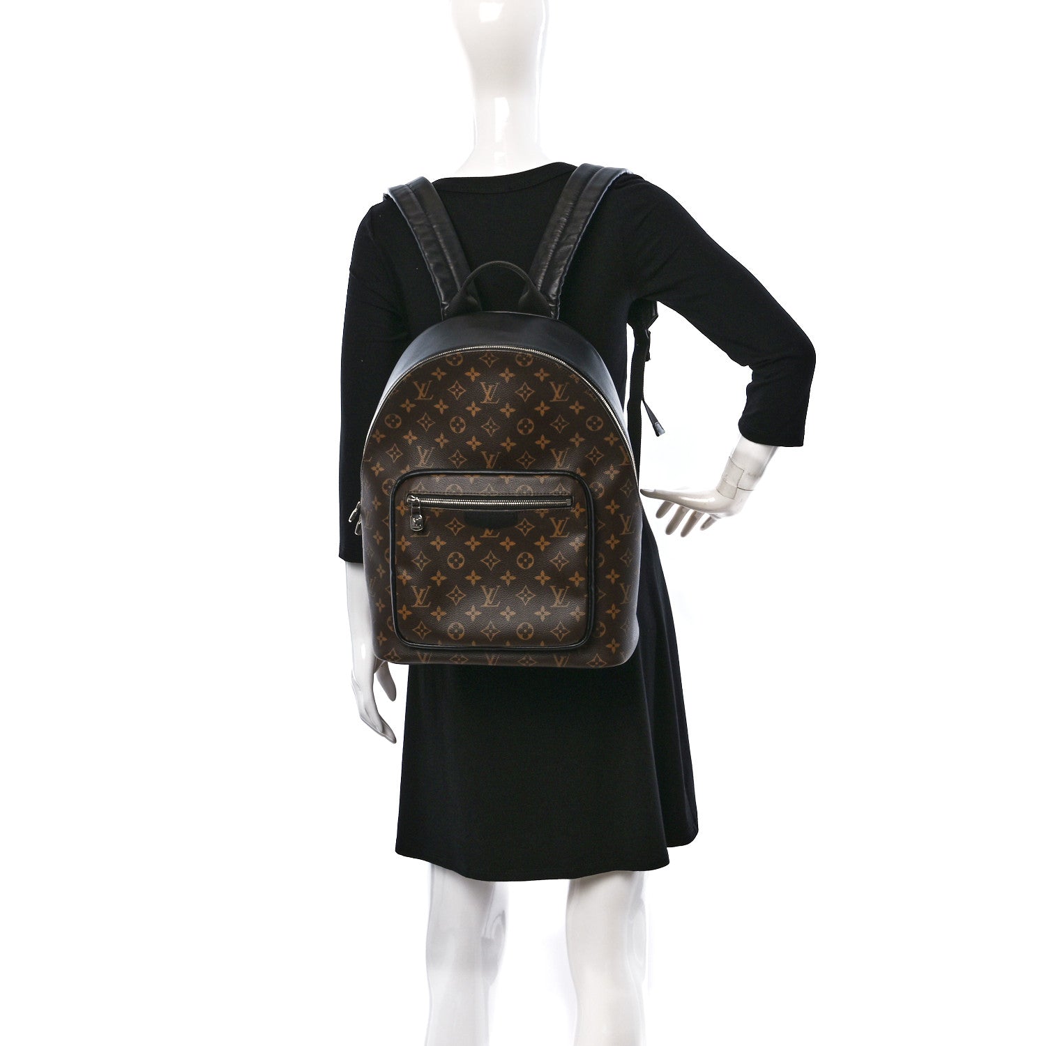 Louis Vuitton Monogram Macassar Josh NM Backpack 2 of 8