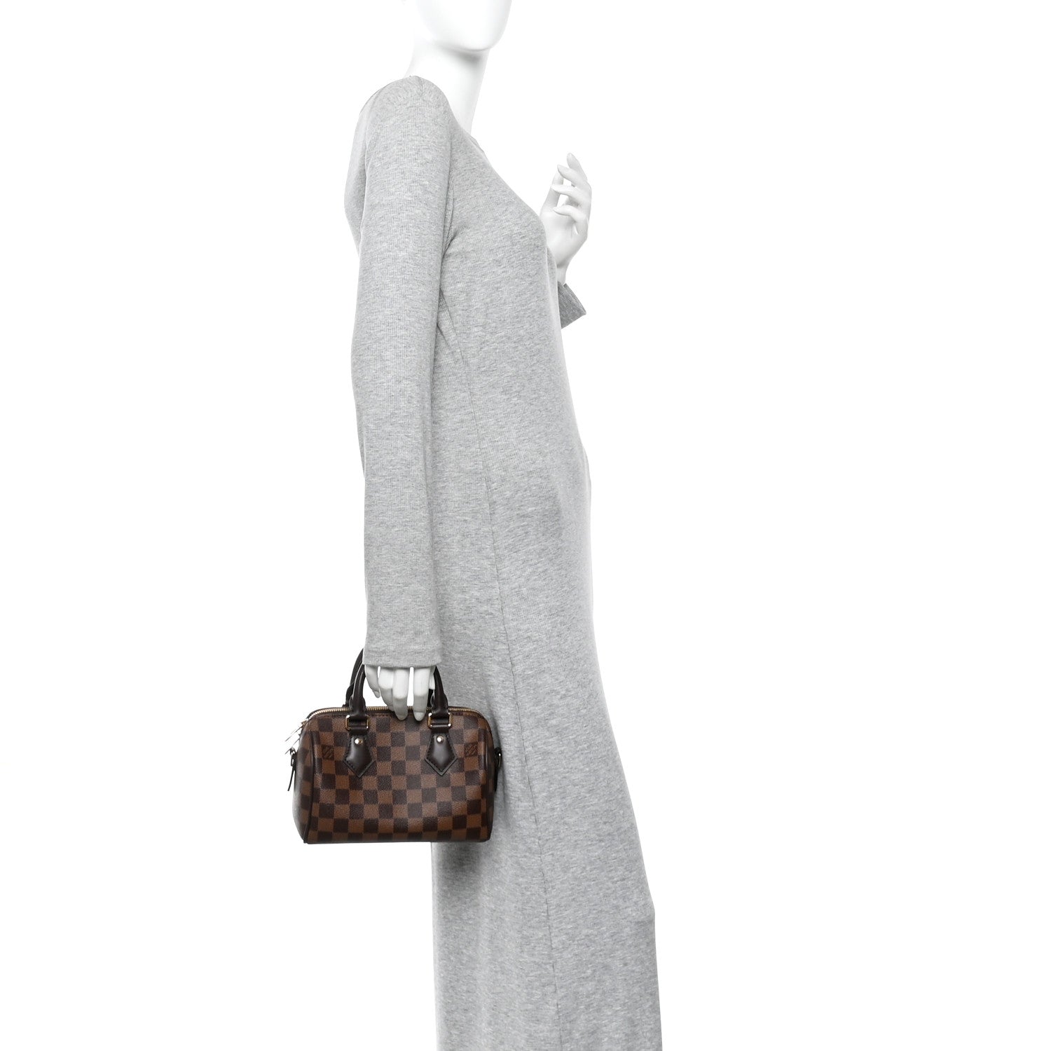 Louis Vuitton Damier Ebene Speedy Bandouliere 20 2 of 9