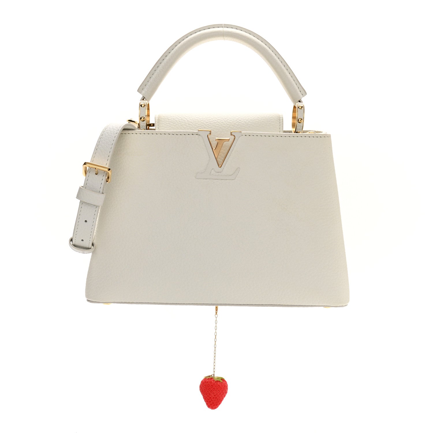 Louis Vuitton X UF Taurillon Artycapucines BB White 1 of 13