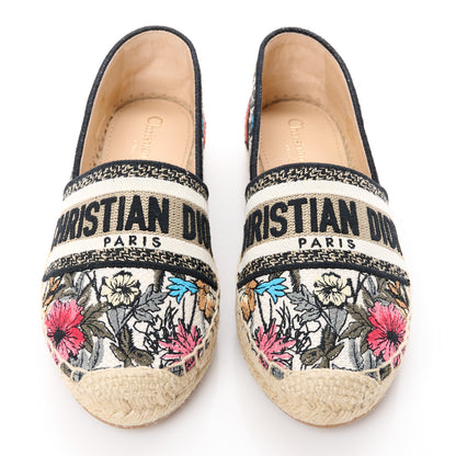 Christian Dior Embroidered Mille Fleurs Granville Espadrille 35 35 Multicolor 2 of 9