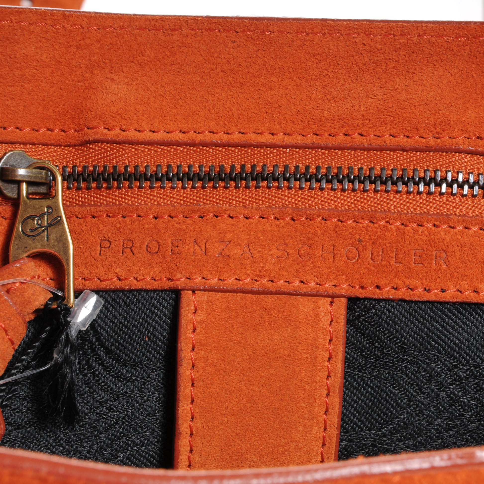 Proenza Schouler Suede PS1 Medium Satchel Red Clay 6 of 11