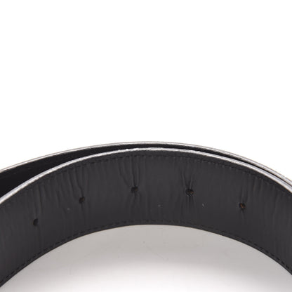Louis Vuitton Calfskin Monogram 40mm LV Initiales Reversible Belt 85 34 Black 8 of 10