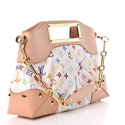Louis Vuitton Monogram Multicolor Judy MM White 3 of 10