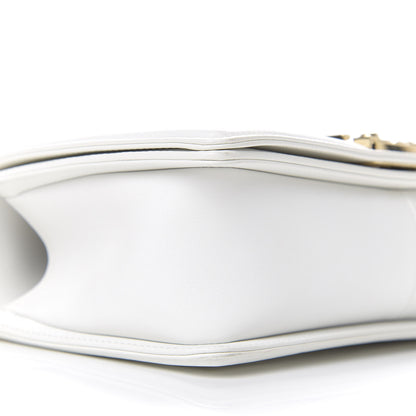 Chanel Lambskin Quilted Medium Boy Flap White 5 of 10