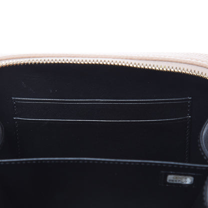 Chanel Caviar Quilted CC Filigree Vanity Clutch With Chain Beige Black 10 of 11