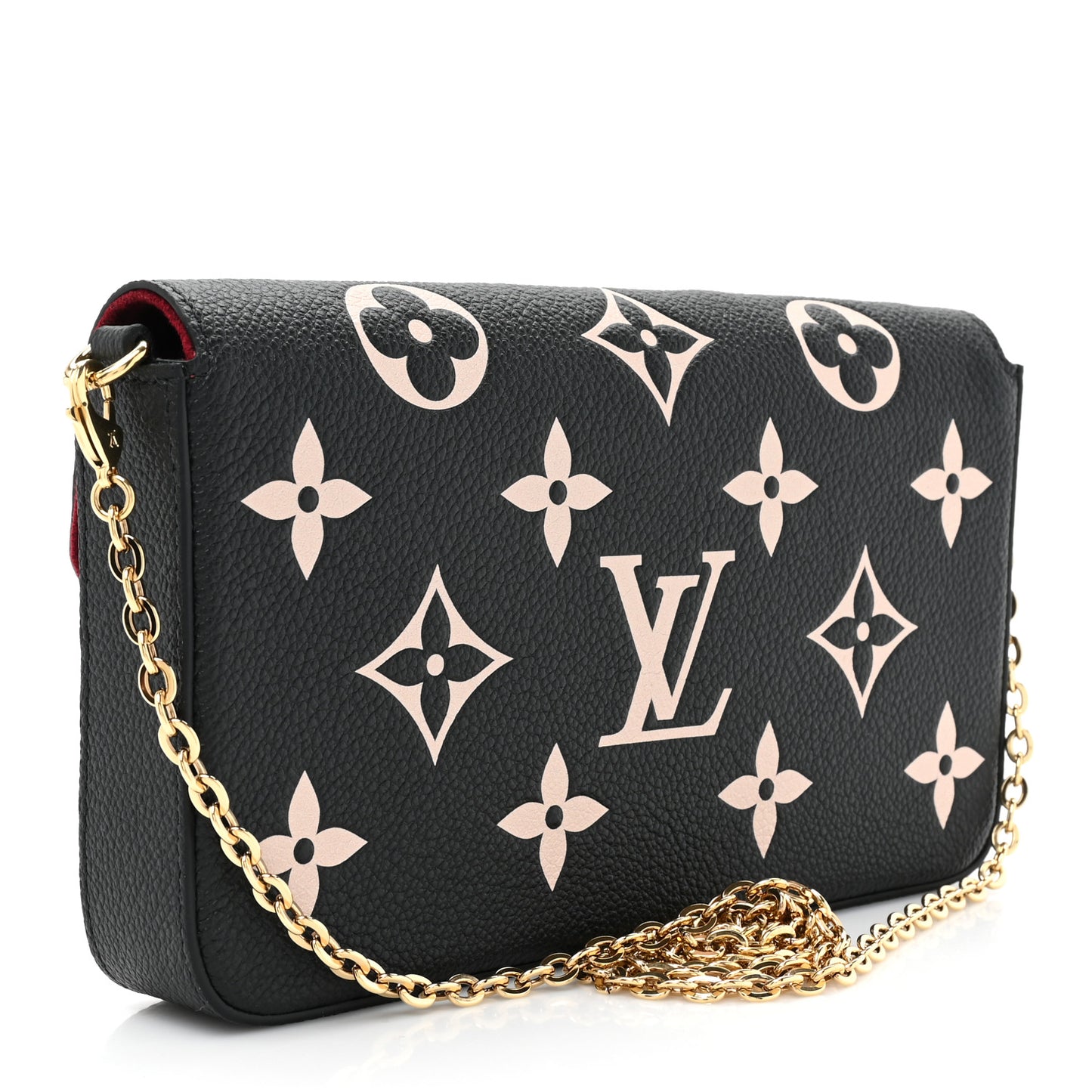 Empreinte Monogram Giant Felicie Pochette Black Beige