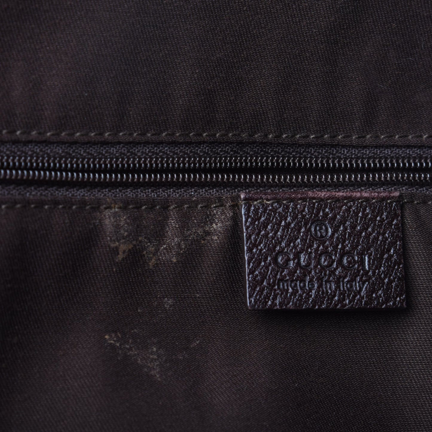 Monogram Medium Abbey Shoulder Bag Dark Brown