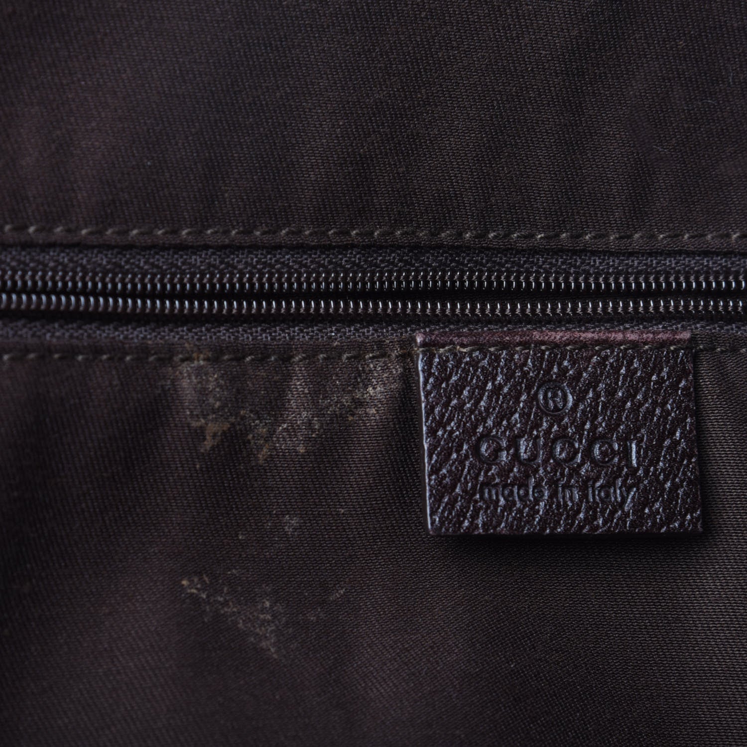 Gucci Monogram Medium Abbey Shoulder Bag Dark Brown 4 of 4