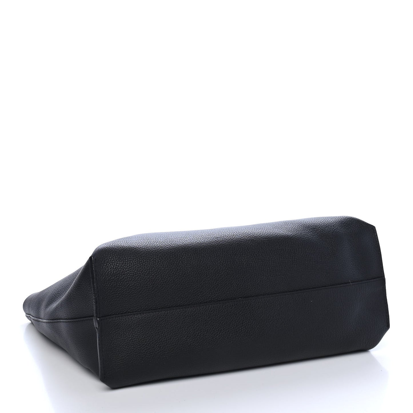 Grained Calfskin Palazzo Medusa Tote Black