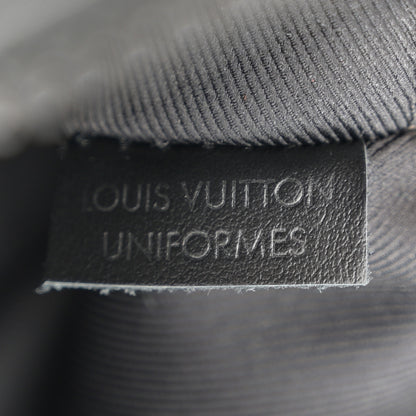 Louis Vuitton Taurillon Monogram Uniformes Solar Ray Soft Pochette Volga Belt Bag Black 6 of 11