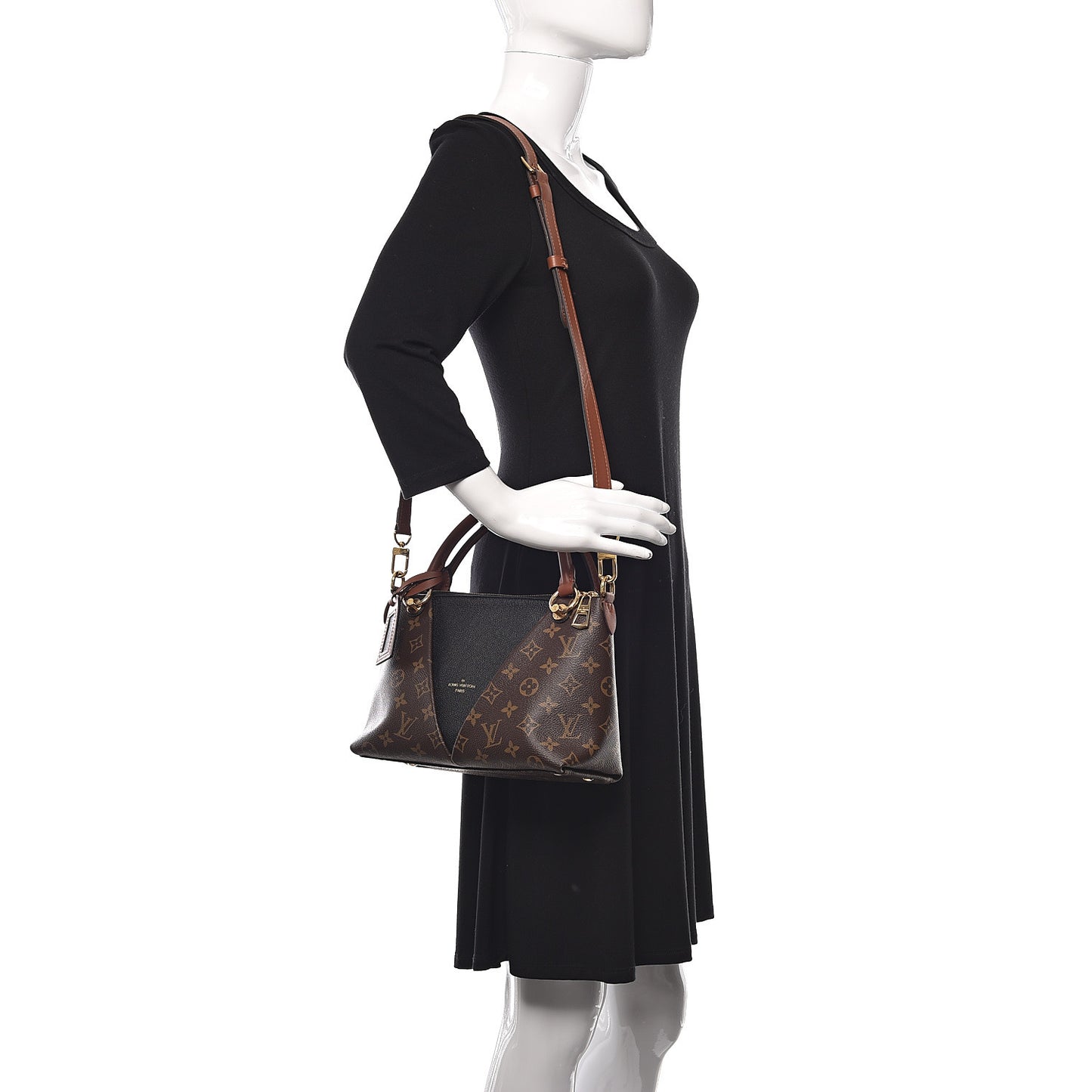 Monogram V Tote BB Black