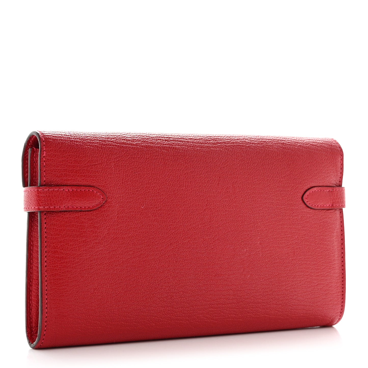Chevre Mysore Kelly Longue Wallet Rouge Casaque