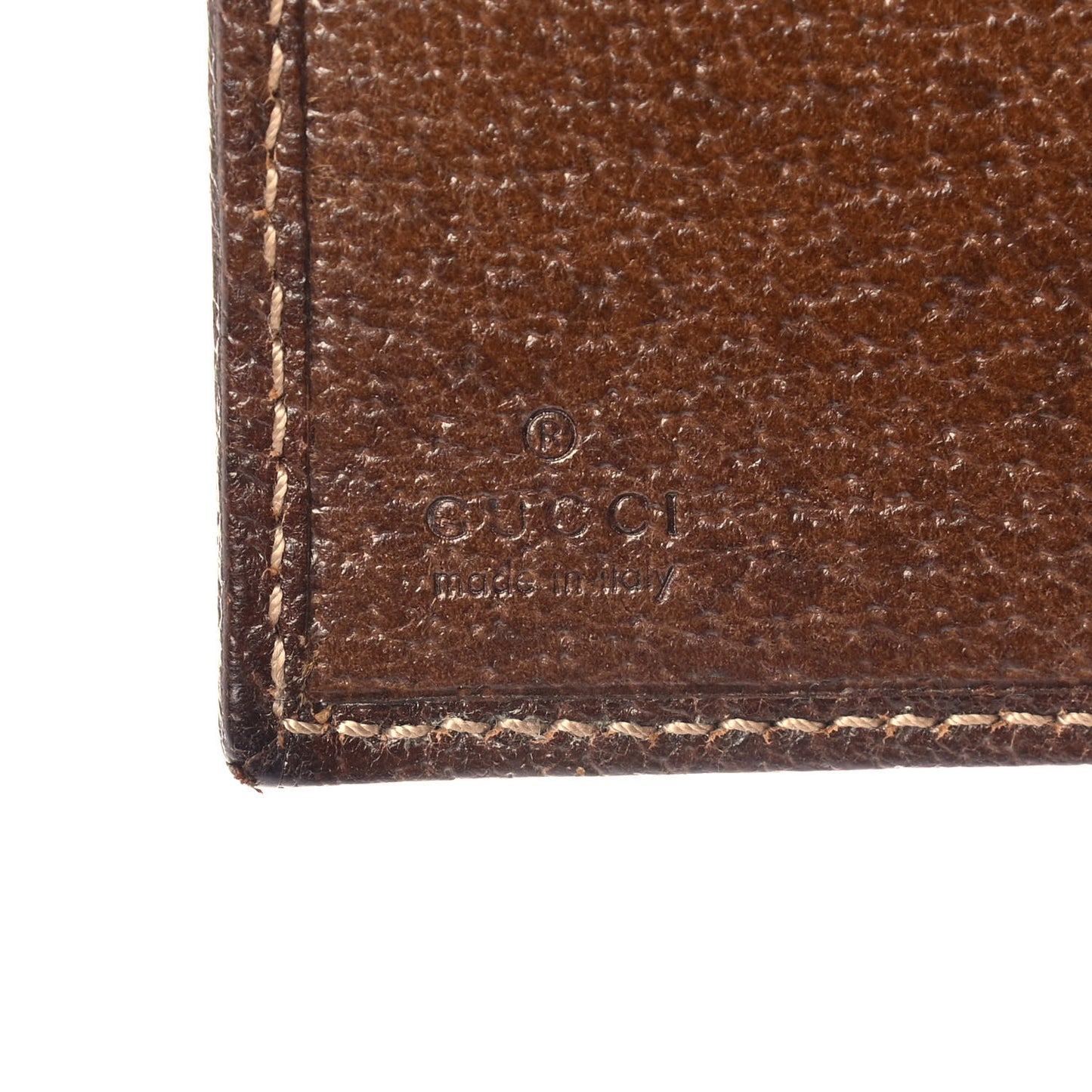 Monogram Piston Lock Compact Wallet Beige