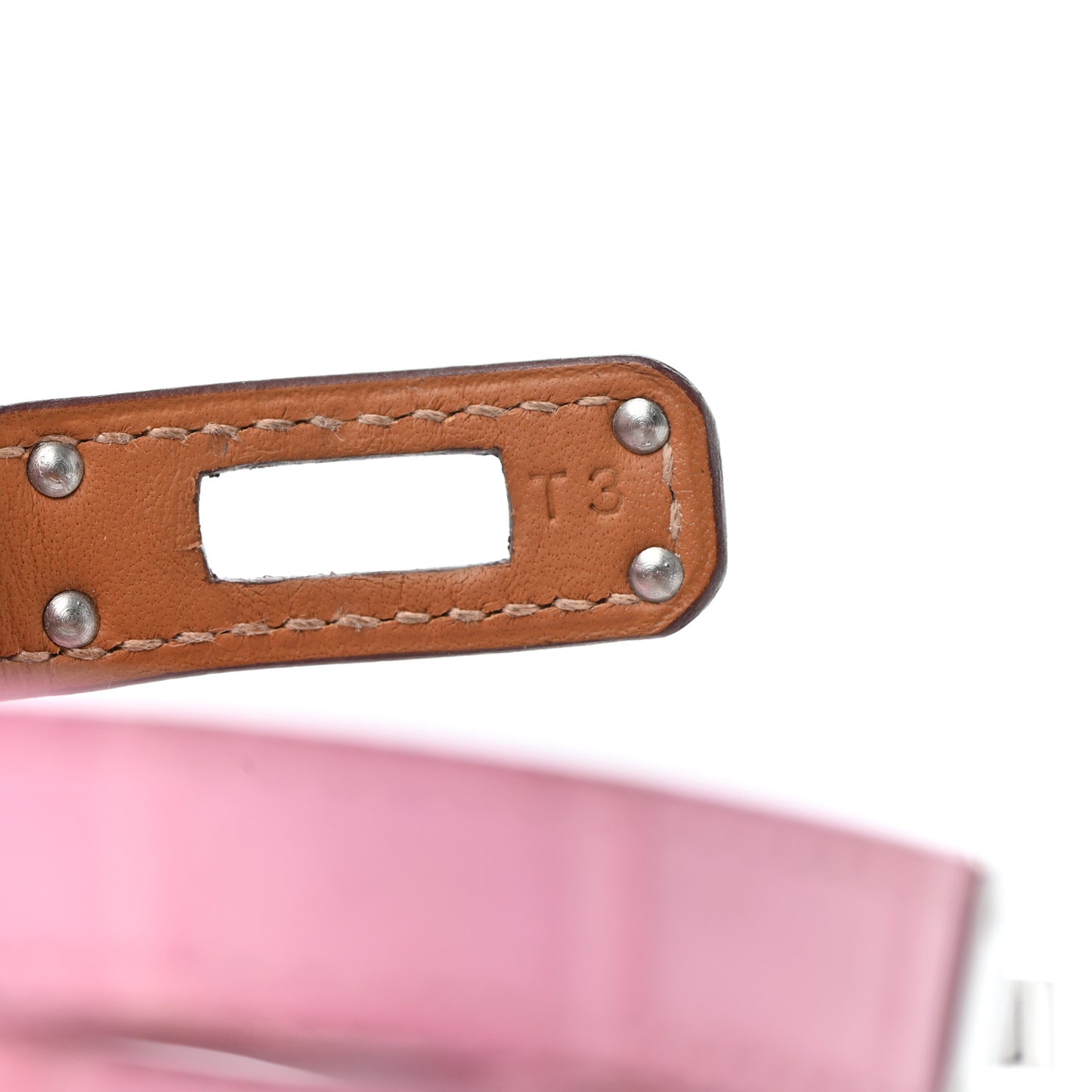 Matte Alligator Kelly Double Tour Bracelet T3 5P Pink