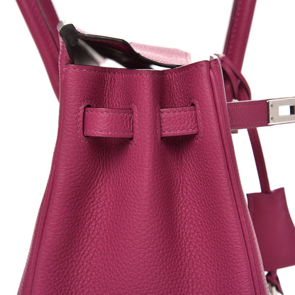 Hermes Togo Birkin 25 Rose Pourpre 30 of 36