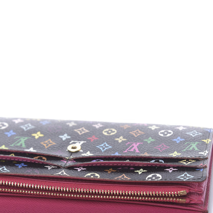 Louis Vuitton Monogram Multicolor Sarah Wallet Black Grenade 7 of 12