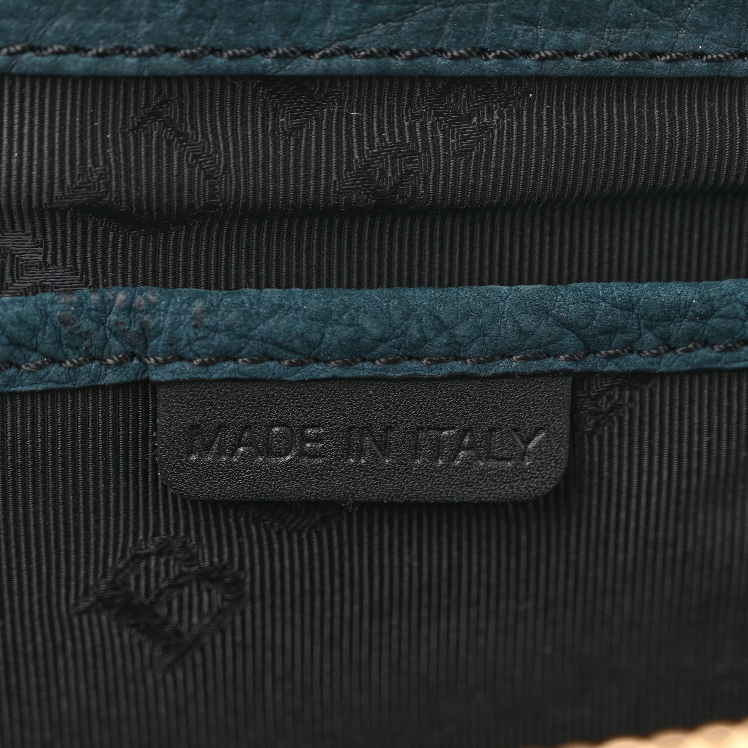 Burberry Prorsum Grainy Nubuck Alma Owl Clutch Indigo Green 7 of 8