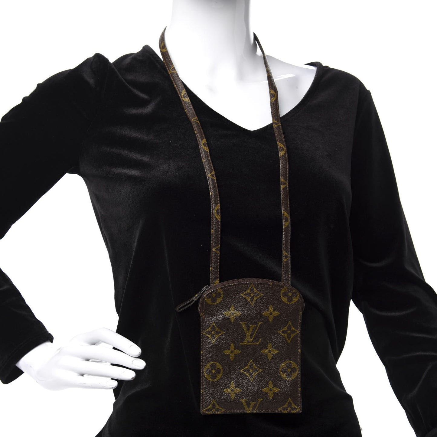 Monogram Pochette Secret Passport Holder