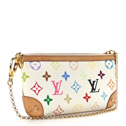 Louis Vuitton Monogram Multicolor Pochette Milla MM White 3 of 8