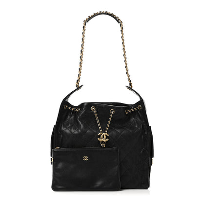 Chanel Caviar Quilted Medium Chanel 25 Handbag Black 3 of 12