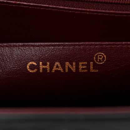 Chanel Lambskin Quilted XL Jumbo Single Flap Black 6 of 10