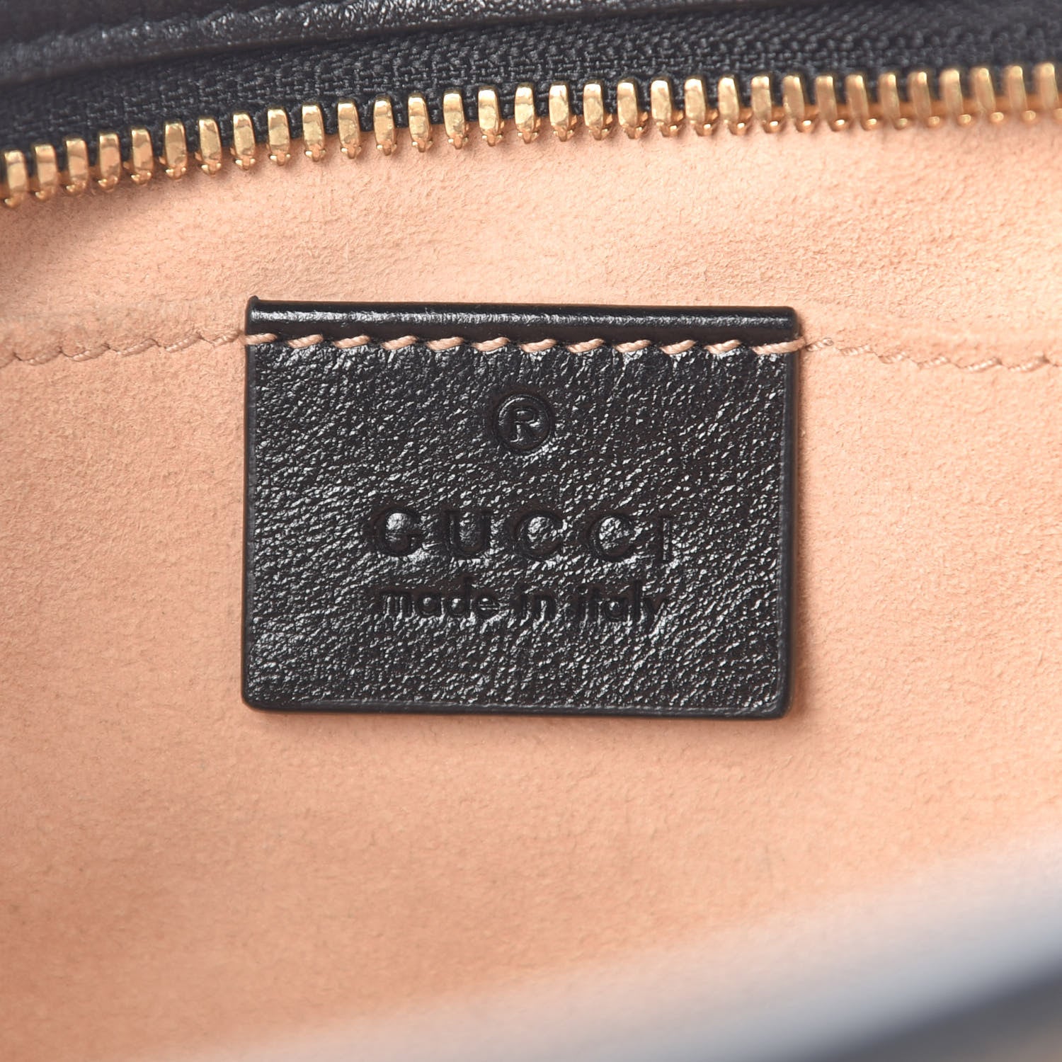 Gucci Monogram Matelasse Diagonal Small GG Marmont Chain Shoulder Bag Beige Black 6 of 9