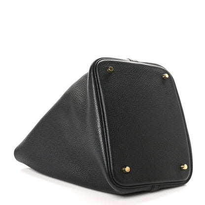 Hermes Taurillon Clemence Picotin Lock 22 MM Black 4 of 13