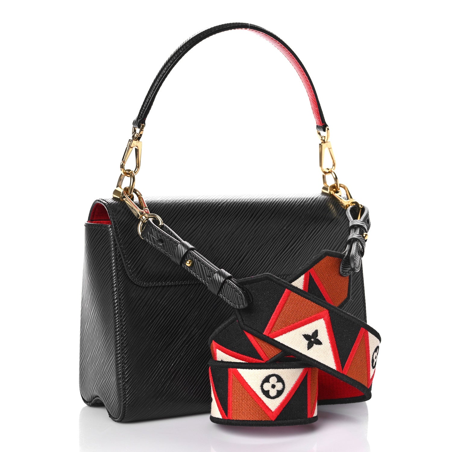 Louis Vuitton Epi Monogram Twist MM Black 3 of 8