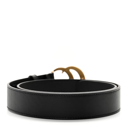 Gucci Calfskin Double G 30mm Belt 75 30 Black 2 of 7
